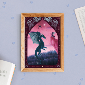 Dragons in the Sky | A5 print