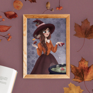 Herfst Heks | Art print