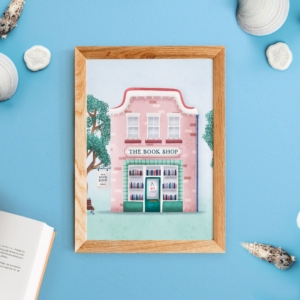 The Book Shop in Summer | Art print
