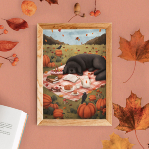 Pumpkin Picnic | A5 print