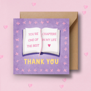 You’re one of the best chapters in my life | wenskaart