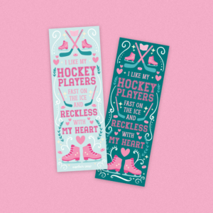 Boekenlegger met Hockey Romance trope | boekenlegger