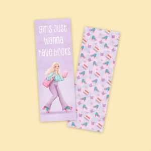 Rollerskate Girl Blonde | Bookmark