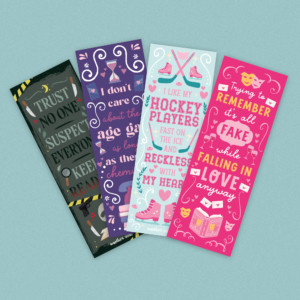 Boekenleggers met tropes - set 4
