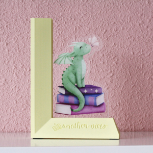 Draakje met vlinder | Boekensteun