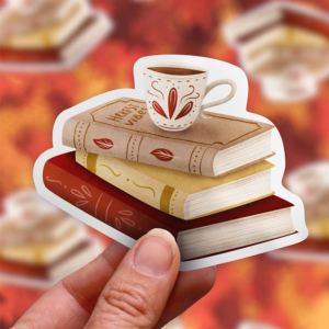 Stack of Books | Sticker