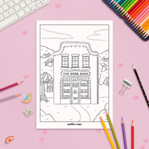 Bookshop | Kleurplaat Maart 2026