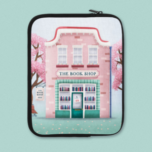 The bookshop in spring | Book Sleeve